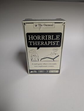 Horrible Therapist Card Game Extra Horrible Edition Explicit 17+ The Oatmeal NEW